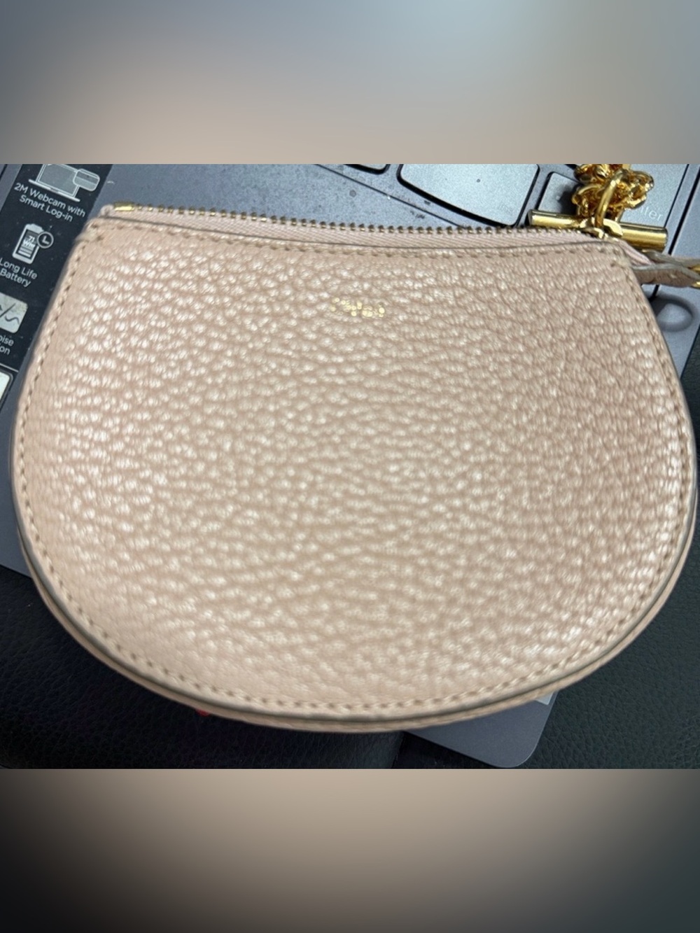 Chloe Mini pouch with gold chain